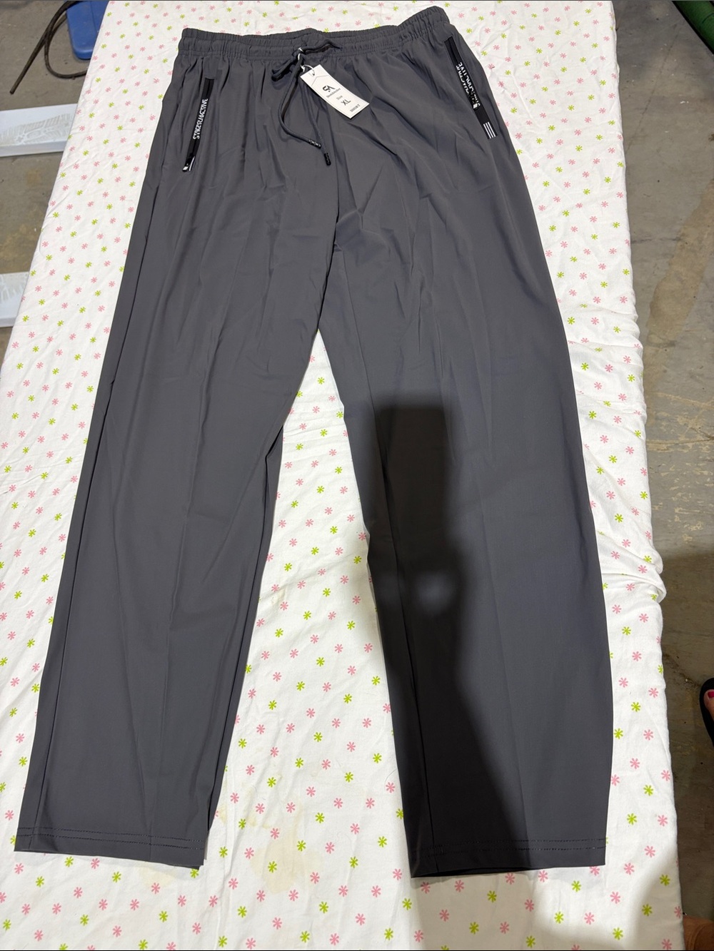 Women’s Casual Drawstring Pants in Dark Gray